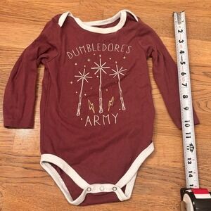 Harry Potter Dumbledores‎ Army Long Sleeve Baby Bodysuit 18M